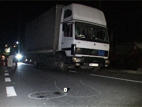 Accident camion